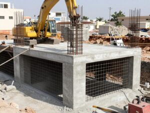 أعمال حفر وتأسيس لبناء ملحق - بناء ملاحق