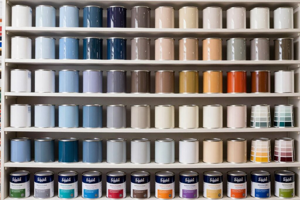 أنواع مختلفة من الدهانات التي يستخدمها صباغ الكويت