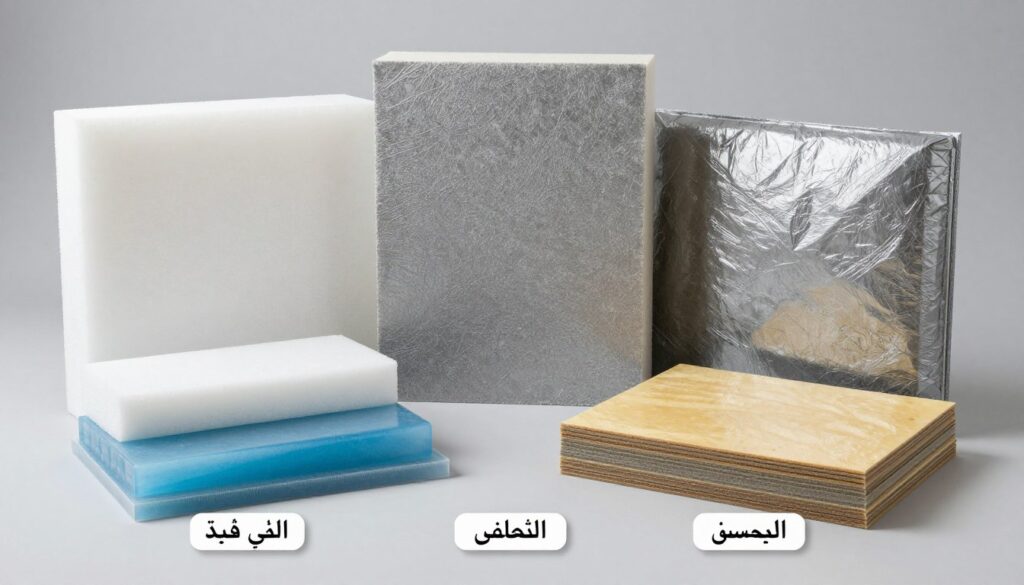 أنواع مختلفة من العوازل المائية والحرارية المستخدمة في الكويت