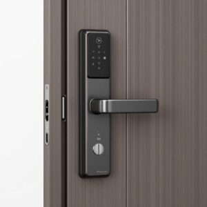 باب ألمنيوم حديث مع قفل متطور باب ألمنيوم حديث مع قفل متطور