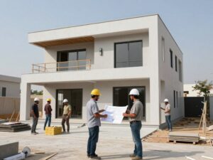 بناء منزل جديد من قبل مقاول شاطر في الكويت