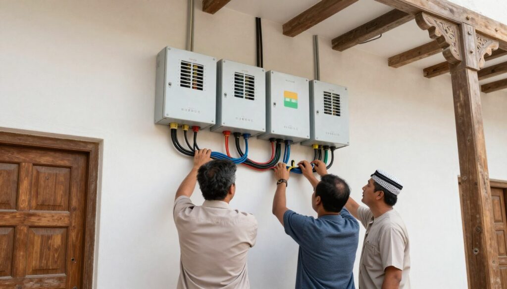 تحديث الأنظمة الكهربائية في منزل قديم مع الحفاظ على الطابع التراثي