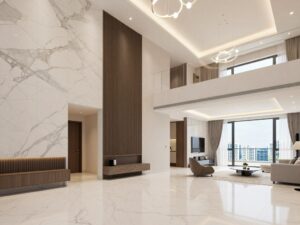 توسيعات داخلية لشقة في برج سكني بمنطقة المرقاب بالكويت