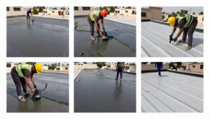 خطوات تطبيق عازل جيتاروف على سطح مبنى خطوات تطبيق عازل جيتاروف على سطح مبنى