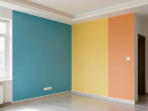 رش أمريكي للحوائط الداخلية بألوان متناسقة