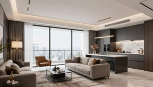 شقة حديثة تم تشطيبها بواسطة مقاول شاطر في الكويت