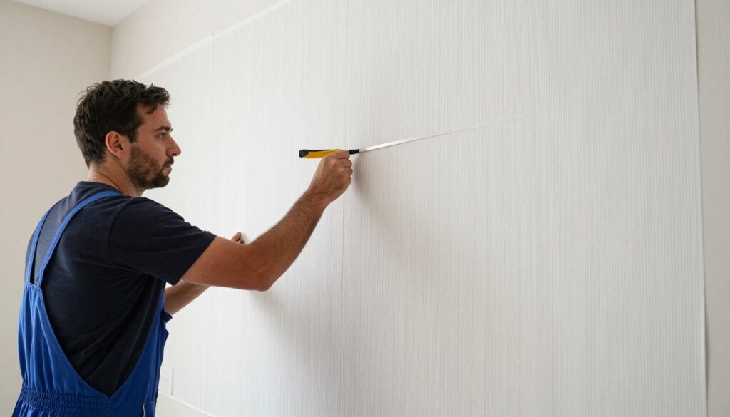 صباغ الكويت يقوم بتركيب ورق جدران بتصميم عصري