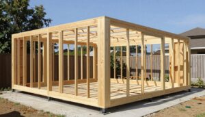 غرفة جاهزة مسبقة الصنع يتم تركيبها كإضافة للمنزل