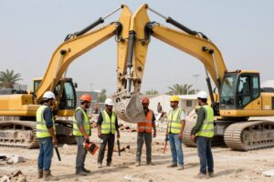 فريق عمل تكسير محترف مع معدات متطورة في الكويت