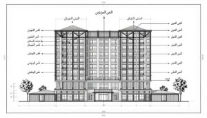 مخطط هندسي لمشروع توسيعات في الكويت