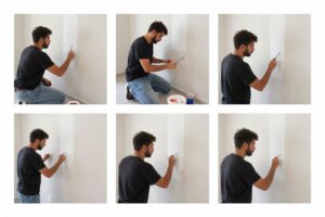 مراحل عمل معلم صباغ محترف في مشروع صباغة في الكويت مراحل عمل معلم صباغ محترف في مشروع صباغة في الكويت