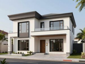 مشروع بناء منفذ بواسطة مقاول مبارك الكبير