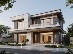 مشروع فيلا سكنية فاخرة من تنفيذ شركة مقاولات في الكويت