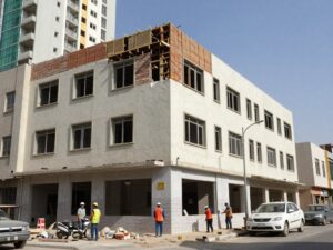 مقاولات ترميم مباني في الكويت - ترميم مبنى تجاري