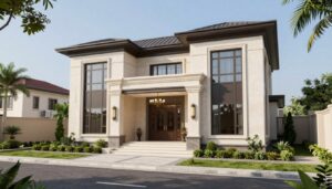 مقاولات فلل في الكويت - فيلا فاخرة حديثة التصميم