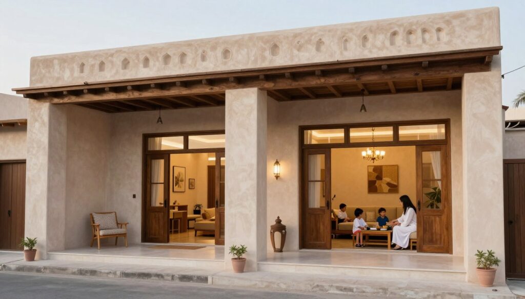 منزل تم ترميمه ضمن مشروع ترميم بيت بيتي يجمع بين الأصالة والحداثة