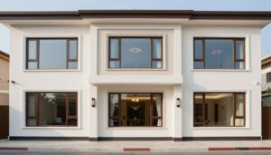 منزل عصري مع دريشات أنيقة