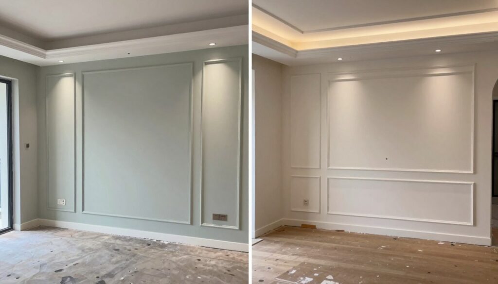 نتائج أعمال صباغ الكويت في أحد المنازل