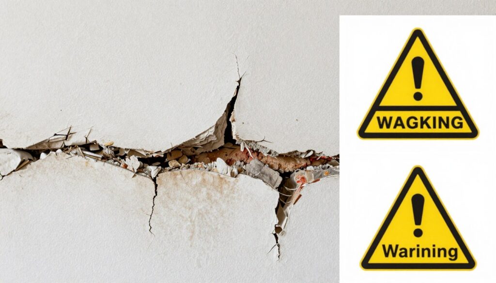 أضرار تشققات الجدران غير المعالجة في المباني