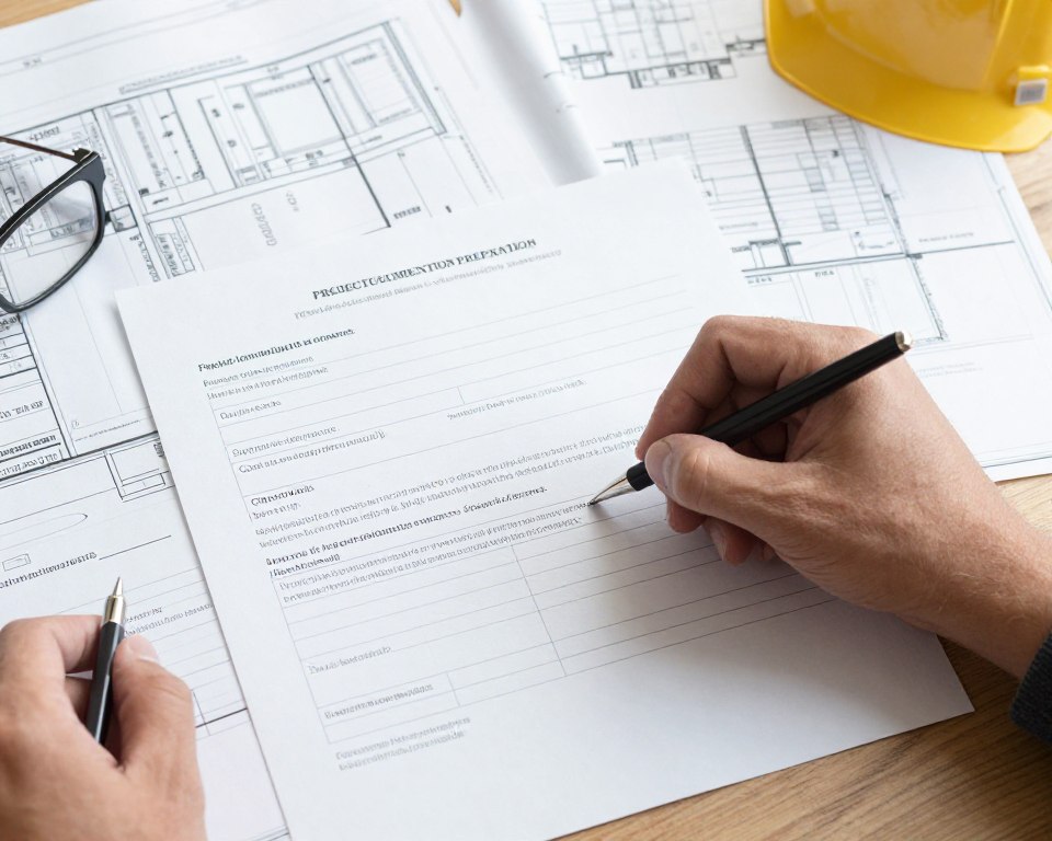 إعداد مستندات المشروع