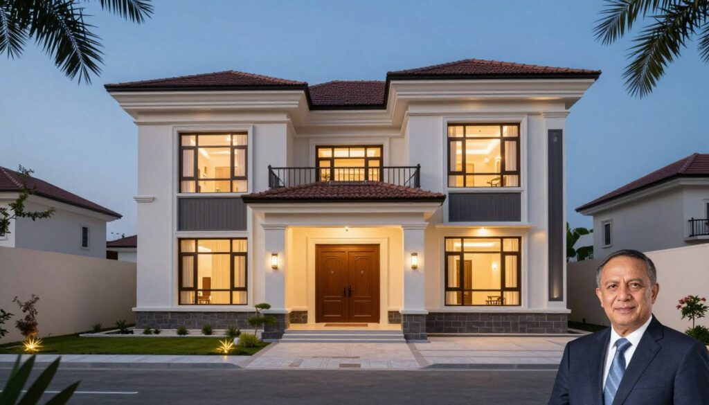 بناء منزل عائلي جديد في الكويت