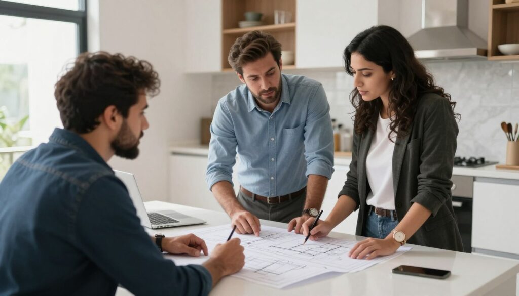 تحضيرات قبل تكسير المطبخ