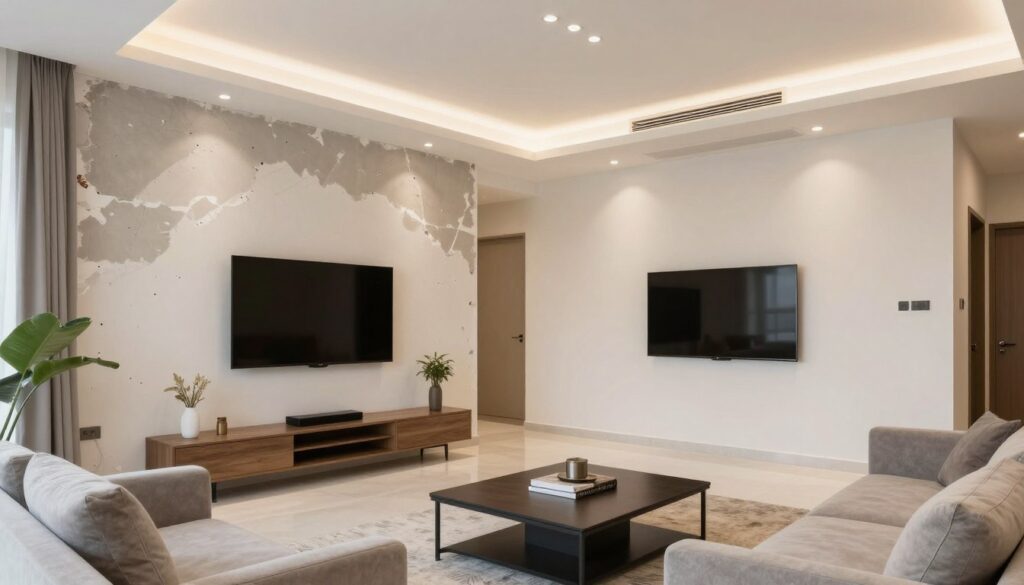 تحول ناجح للمساحة بعد إزالة جدار