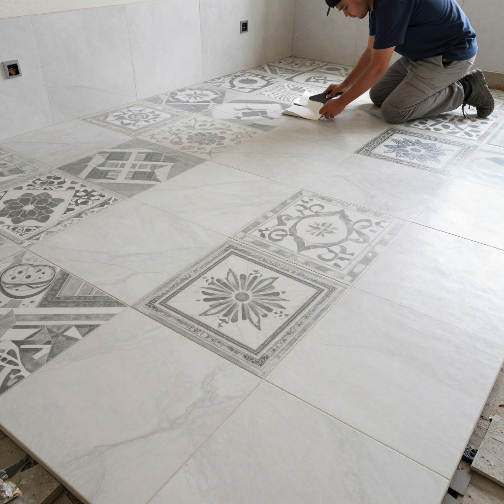 تركيب أرضيات سيراميك وبورسلان في الكويت