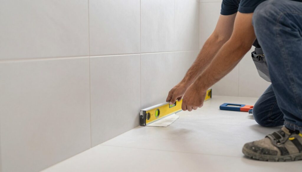 تركيب البلاط والأرضيات في الحمام بتصميم احترافي