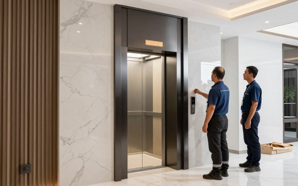 تركيب مصعد في فيلا بالكويت