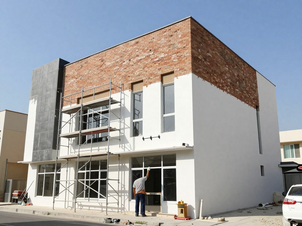 ترميم الواجهات الخارجية للمباني في الكويت