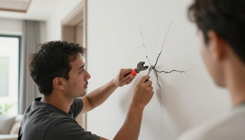 ترميم تشققات الجدران في الكويت بواسطة فريق محترف