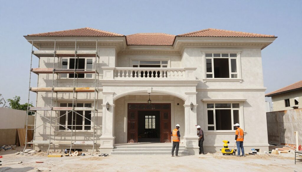 ترميم فيلا قديمة في الكويت