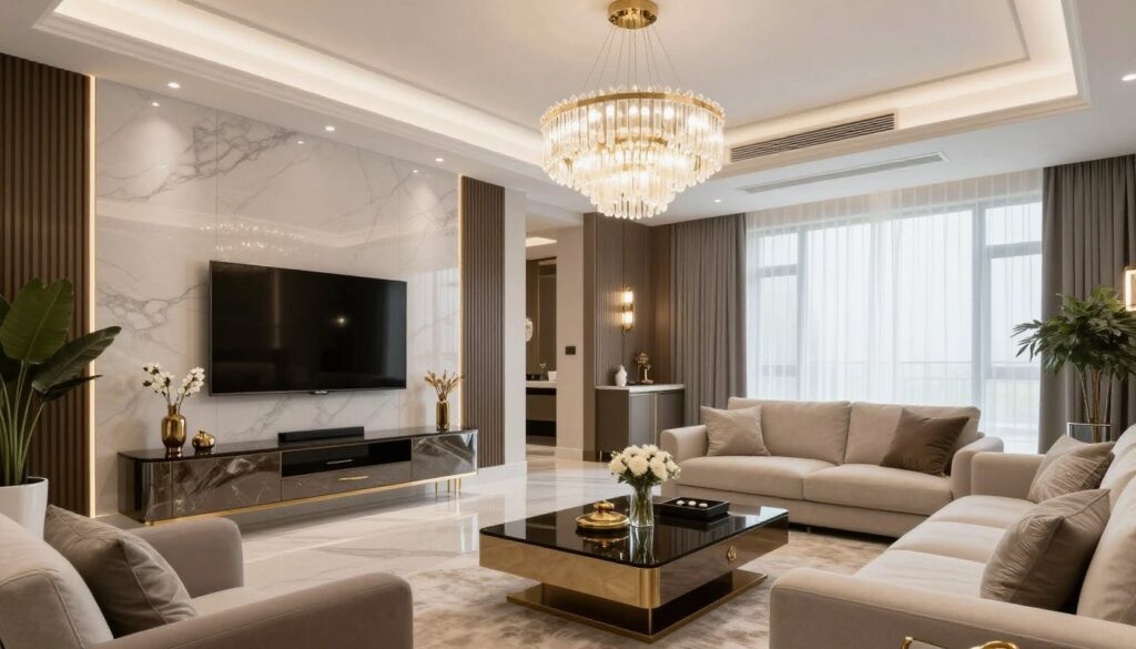 تشطيبات داخلية فاخرة في الكويت