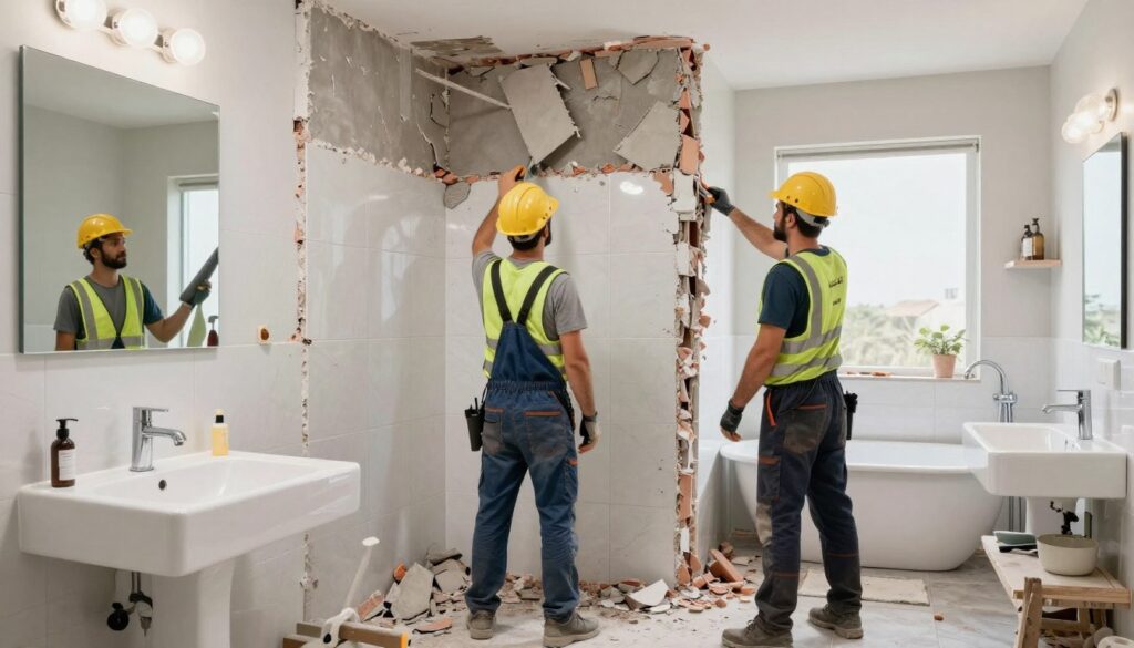 تكسير حمامات الكويت بمعدات احترافية