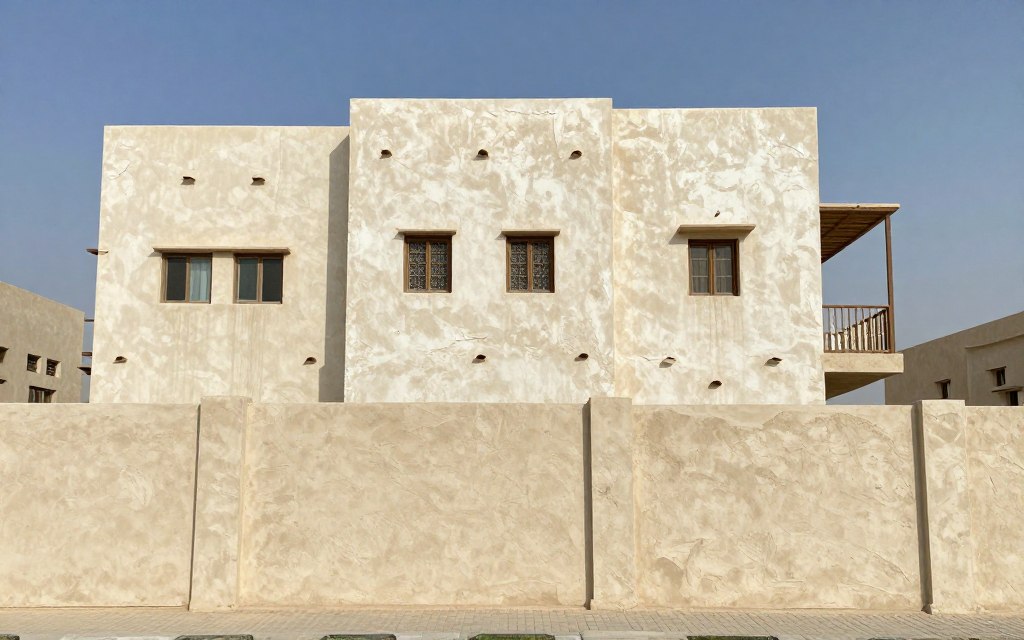 جدار خارجي لمبنى في الكويت