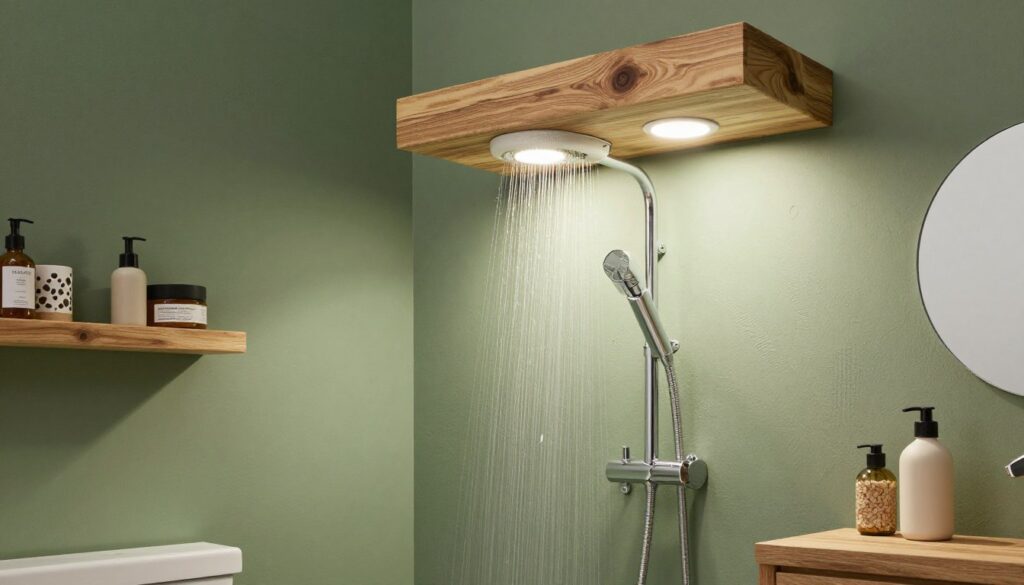 حمام صديق للبيئة بتجهيزات موفرة للطاقة