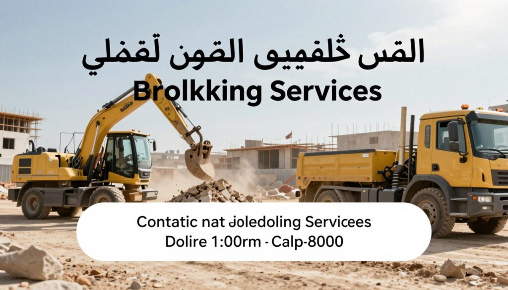 خدمات مقاول هدم وتكسير الكويت - اتصل الآن