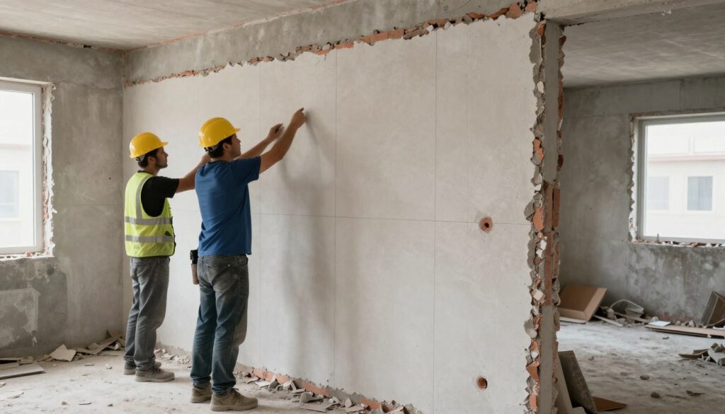 خطوات إزالة جدار بطريقة احترافية