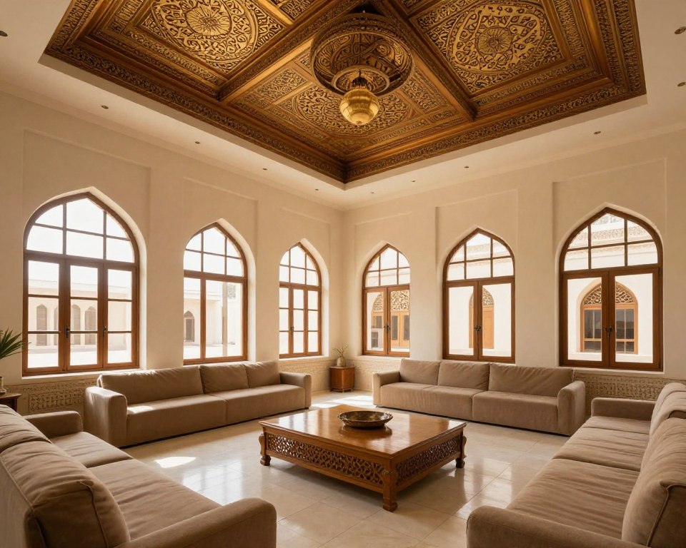 ديوانية كويتية تقليدية حديثة البناء