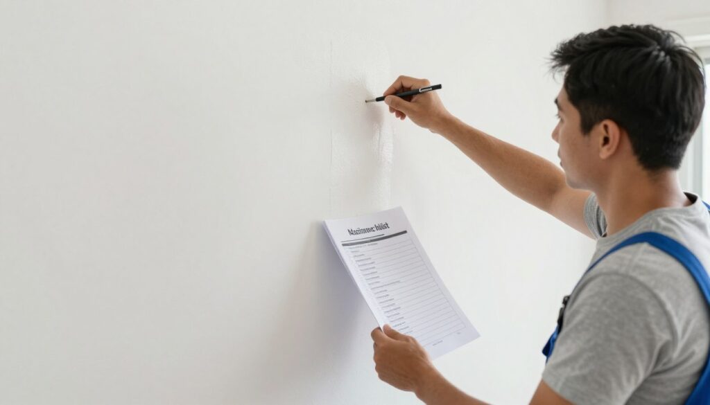 صيانة دورية للجدران لمنع التشققات