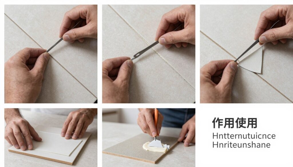 عملية إزالة البلاط خطوة بخطوة