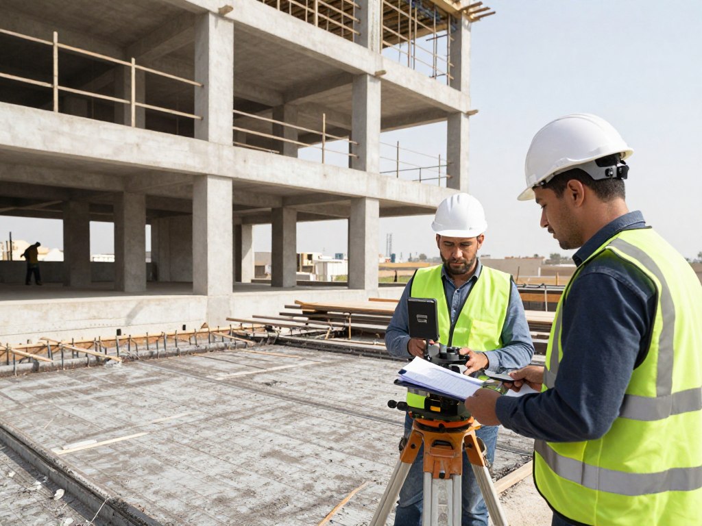 فحص أساسات المبنى قبل بناء طابق جديد