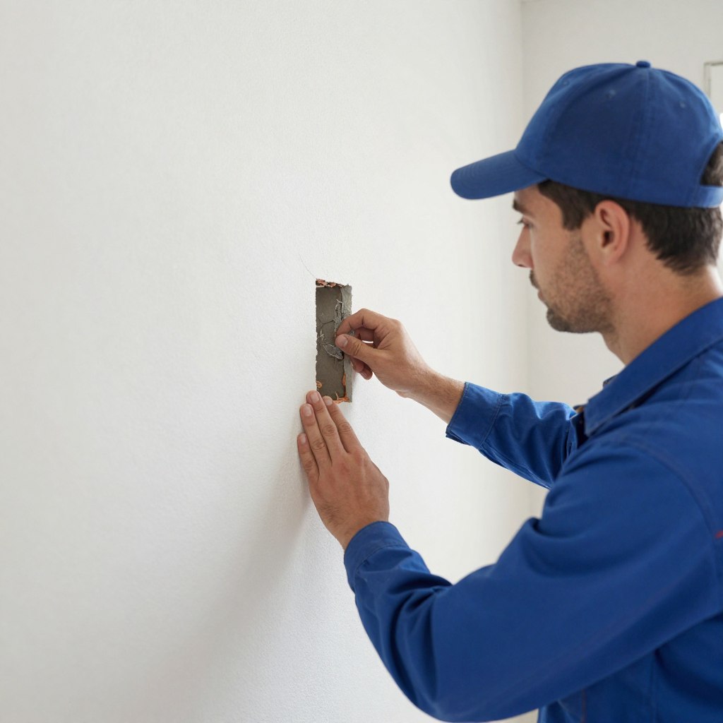 فحص جدار بالطرق