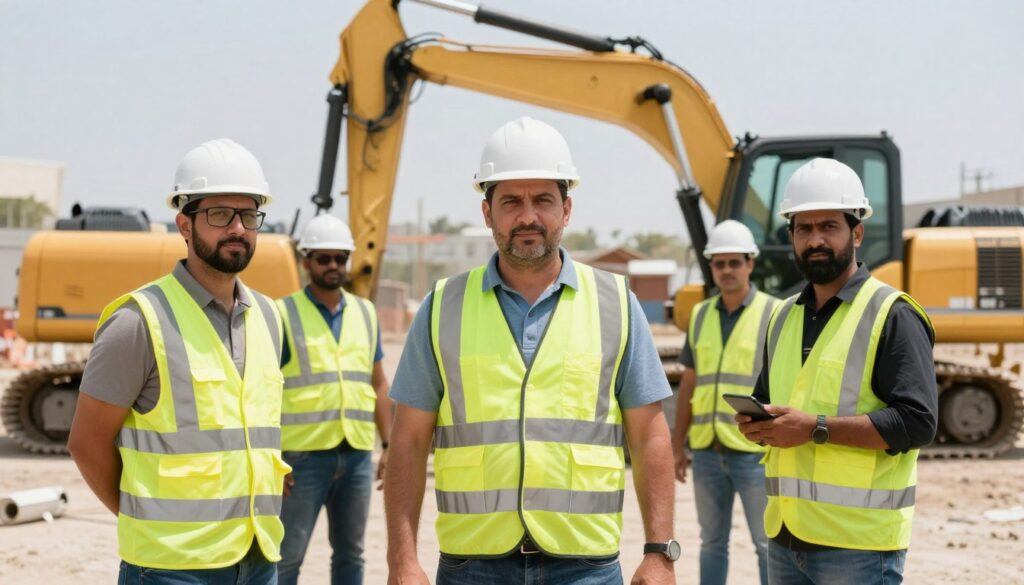 فريق محترف لأعمال الهدم في الكويت