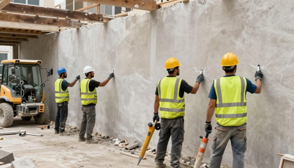 فريق محترف لإزالة الجدران