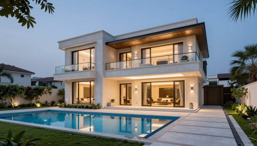 فيلا فاخرة حديثة البناء في الكويت