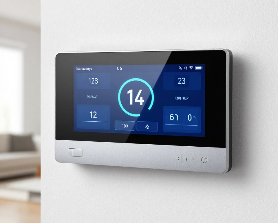 لوحة تحكم منزل ذكي لإدارة الطاقة