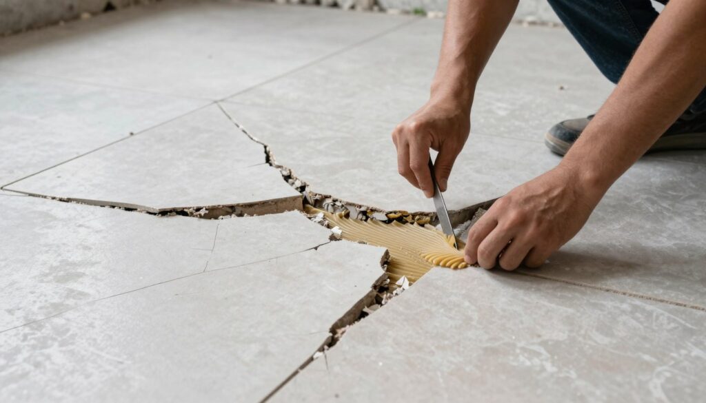 مشاكل شائعة أثناء إزالة البلاط وكيفية حلها