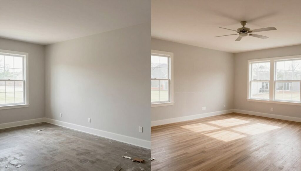 مشروع إزالة جدار مكتمل بنجاح